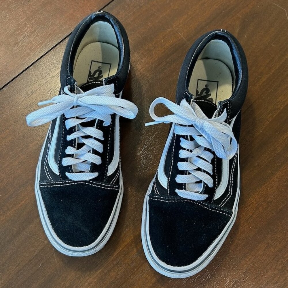 Vans Old Skool: Size 39, black, suede -- NYE sale! - Picture 5 of 5